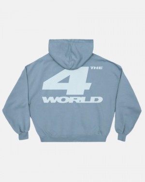 Cold Culture 4the World Hoodie Blue | 95143-TDRB