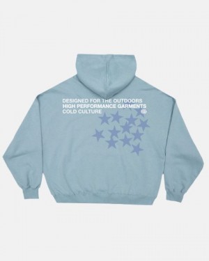 Cold Culture Astro Hoodie Blue | 52061-IYMC