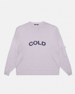 Cold Culture Cold Cargo Knitwear Purple | 93016-LIME