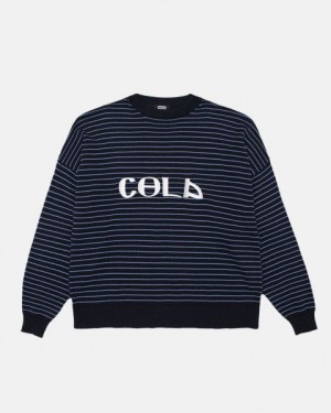 Cold Culture Delos Knitwear Blue | 15604-JSAL