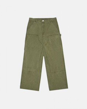 Cold Culture V1 Double Knee Pants Grey / Green | 31057-YPJR