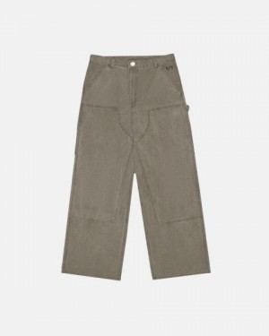 Cold Culture V1 Double Knee Pants Grey / Brown | 85742-VCEO