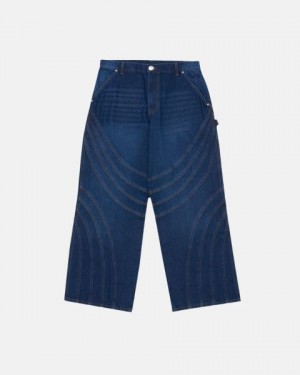 Cold Culture V1 Maze Pants Blue | 87391-XBWC