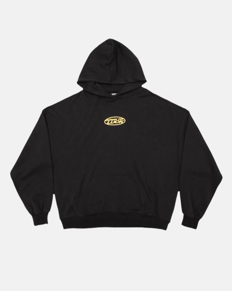 Cold Culture Down To Luck Hoodie Black | 41903-FZPC