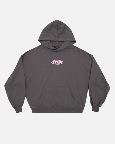 Cold Culture Down To Luck Hoodie Grey | 72840-VGLJ