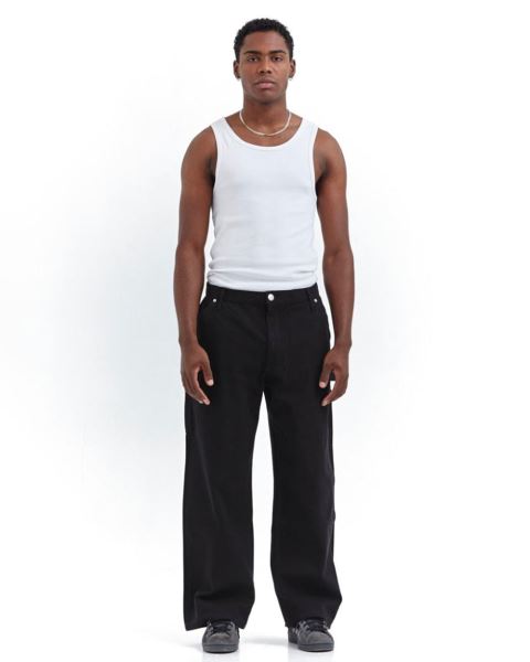 Cold Culture V1 Carpenter Pants Black | 85612-EXYR